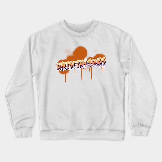 Christian Songs - The Art of Worship Crewneck Sweatshirt by Suimei